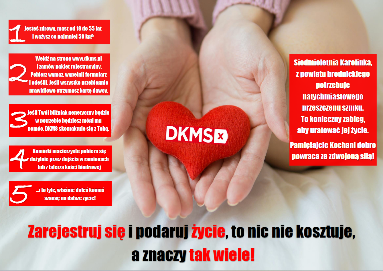 DKMS plakat na strone