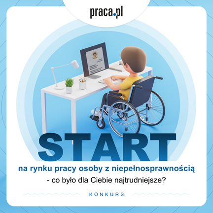 Zdjęcie artykułu Konkurs dla osób z niepełnosprawnością od Praca.pl