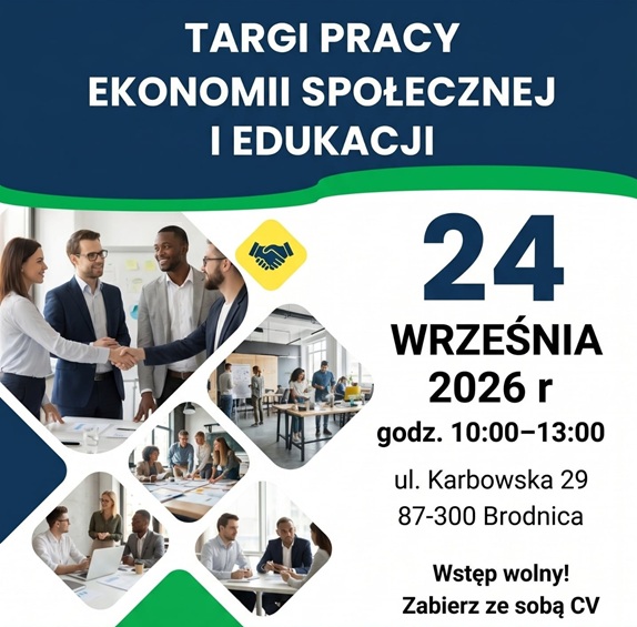 Obrazek dla: TARGI PRACY, EKONOMII SPOŁECZNEJ I EDUKACJI 2026
