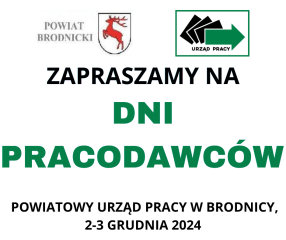 Zdjęcie artykułu ZAPRASZAMY NA DNI PRACODAWCÓW 2 I 3 GRUDNIA