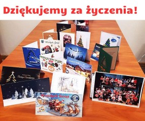 Zdjęcie artykułu DZIĘKUJEMY ZA ŚWIĄTECZNE ŻYCZENIA